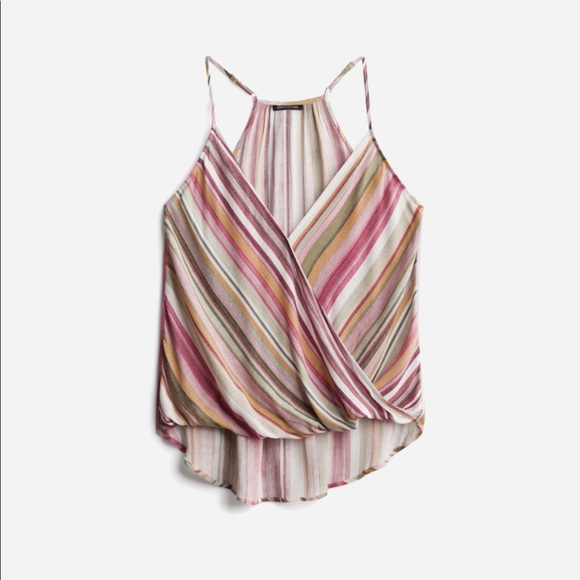 katana Tops - Katana Surplice Striped Top